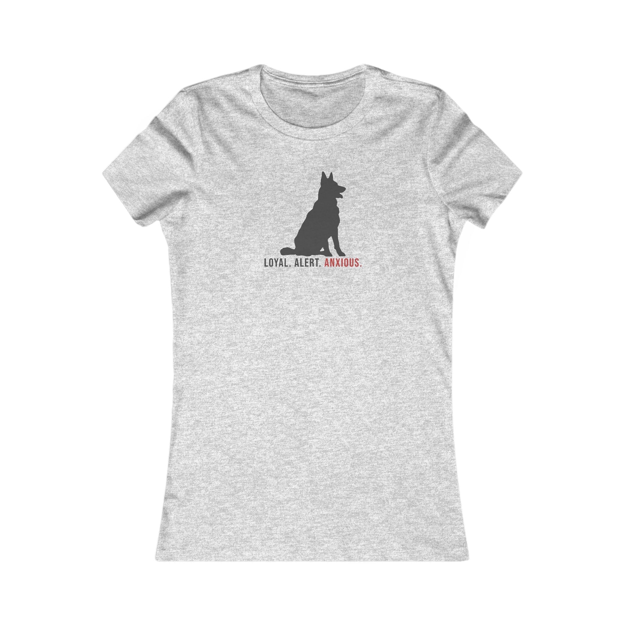 Loyal. Alert. Anxious. — Women's Fitted Tee - Loyal HerdT-Shirt