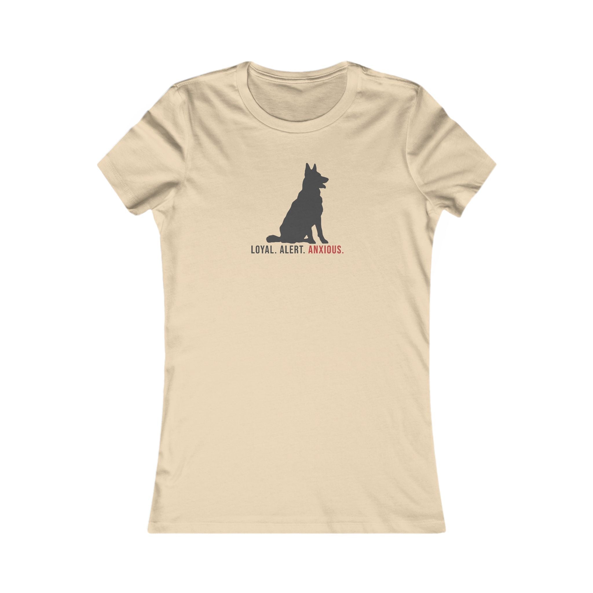 Loyal. Alert. Anxious. — Women's Fitted Tee - Loyal HerdT-Shirt