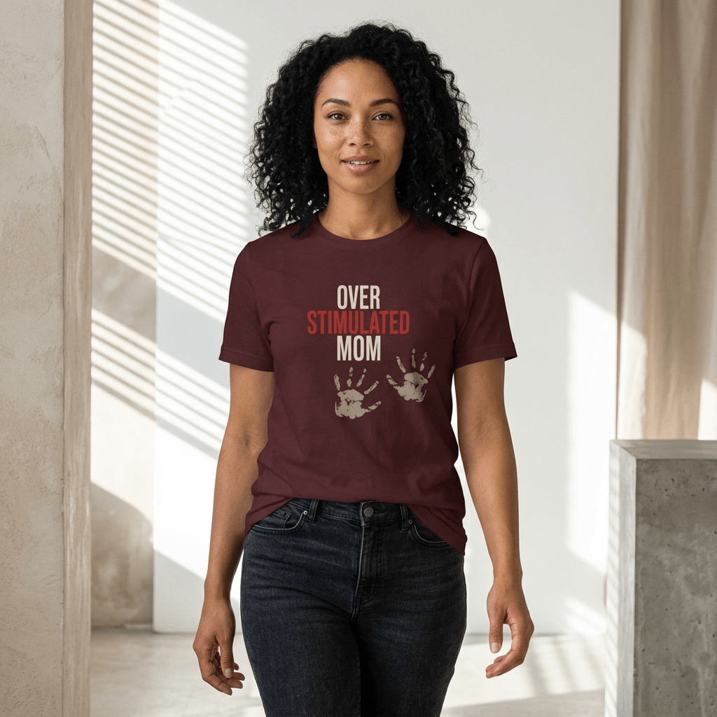 Over Stimulated Mom — Shepherd Approved Graphic Tee - Loyal HerdT-Shirt